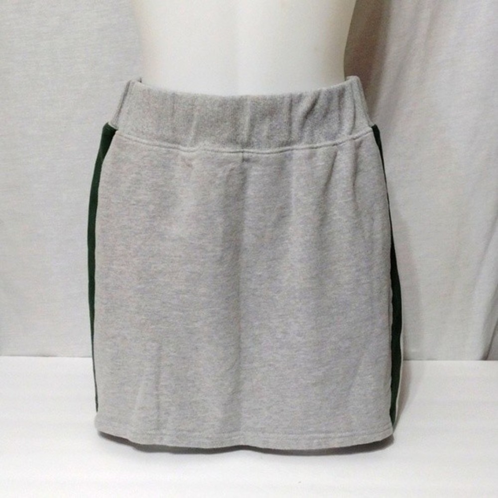 Pink Owl Side Stripe Tennis Skirt Athleisure Sporty Cotton Blend Skirt Large